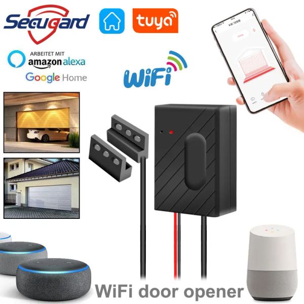 Kontrolle Tuya WiFi Garagentor Opener Gate Controller Smart Home Switch Fernbedienung mit Alexa Google Home App Control