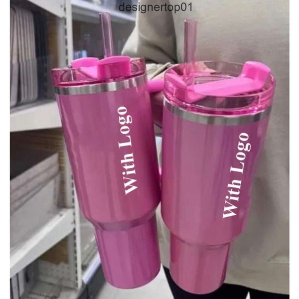 Stanleiness Vendi bene 11 Same Chroma Black Us Stock Holiday Red Winter Pink Limited Edition H20 Cosmo Pink Parade Tumbler Tumbler Tumbler Tumbler Gift GIORNO Target Water B WGF5