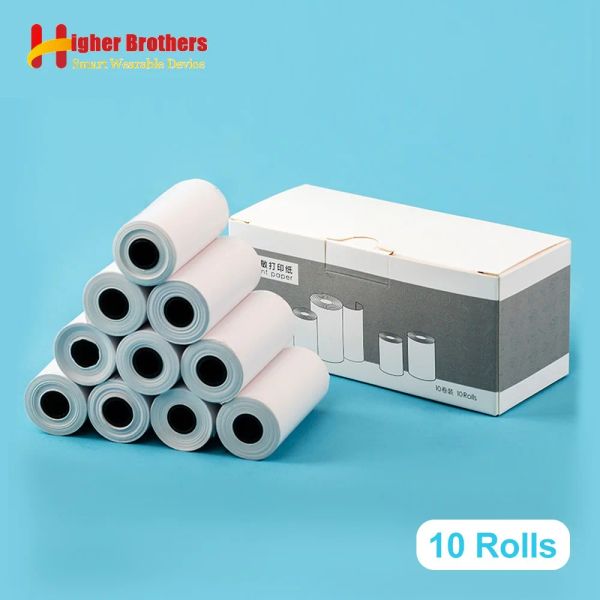 Papier höhere Brüder 10 Rollen Thermaldruckpapier 57*30 mm Dhroof High Definition Thermalpapier für 10 Jahre Druck