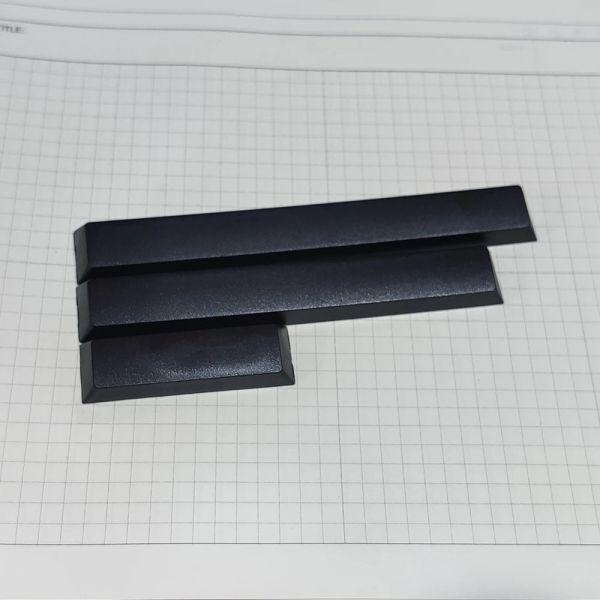 Tastiere Profilo di ciliegia 3u 6.25u 7u Spacebar Keycap per la tastiera di gioco meccanica Switch di ciliegia MX Blank senza barra spaziale nera retroilluminata