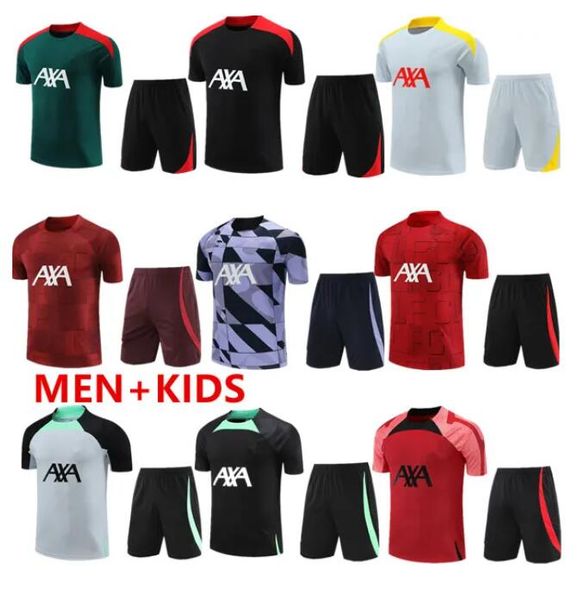 2024 2025 Kit maglie da tracce calcistica 24/25 uomini per bambini Shorts Shorts Allenamento Studi di calcio Sopravvissuto Chandal Futbol Sportswea