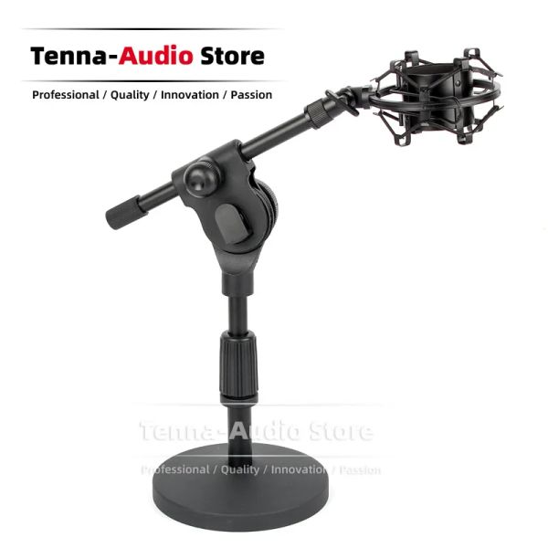 Stand Desktop Suspension Mike Halter Stoßdämpfer MIC Clip für das Rode NT1 Kit NT1A NT2A NT 1 2 A NT2 Spinnen -Mikrofon -Stoßhalterungsständer