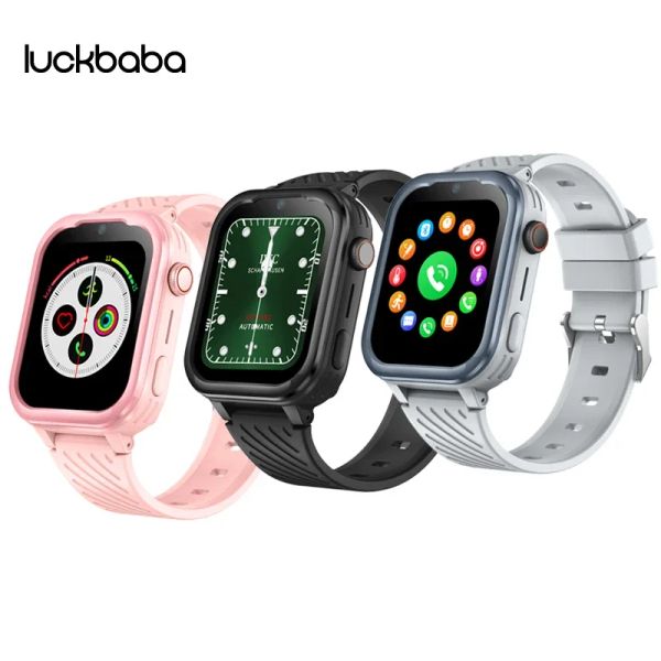 2024 Nuovo Smart 4G GPS WiFi Tracker Locate Kid Students Men Monitor VOCE REMOTO VOCE Smartwatch SOS Video Call Watch Android Telefono