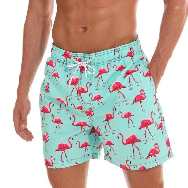 Shorts maschile 2024 Hawaiian Beach Sports Men 3D Stampato da bagno casual pantaloni per vacanza Fasci