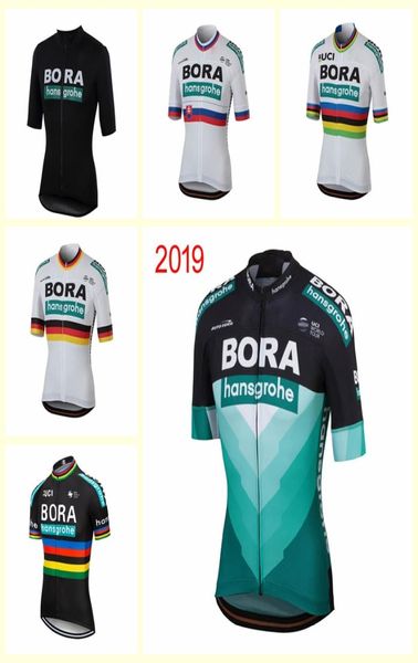 Bora Team Bisiklet Kısa Kollu Jersey Bisiklet Jersey Mens Kısa Kollu Hızlı Kuru Jersey Ropa Ciclismo Bisiklet Giysileri B6105378630