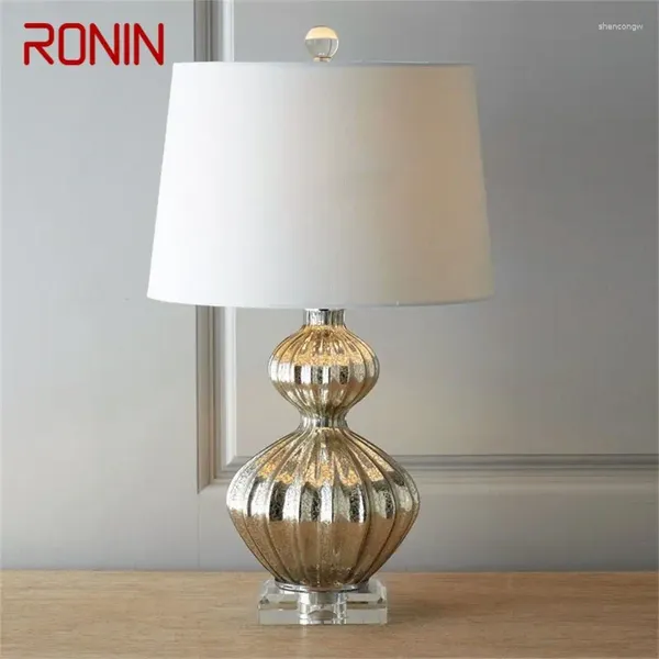 Lampade da tavolo Ronin Dimmer Lampada contemporanea Creative Luxury Desk Lighting LED per la decorazione del capezzale per la casa