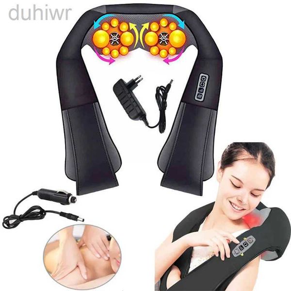 MASSAGER COMMAGGIO FULLO CASA CASA AUTO ELETTRICA MASSAGGIO CORTO MASSAGER DELLA STRADA DELLA MASSAGEMA U SPELLE SHIATSU SHIATSU CINTURA A SCRITTO 3D RISCATO RISCALDATA 240407