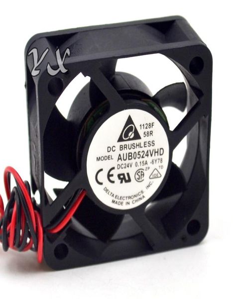 Delta AUB0524VHD 5020 50 мм 5см DC 24V 015A Серверный инвертор ПК Фан для охлаждения Fan6355267