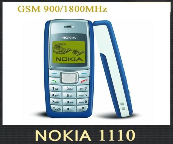 Reformado 1110 Original Desbloqueado Nokia 1110i celular Phone Dualband Classic GSM Cell Phone 1 Year Garantia 5966030