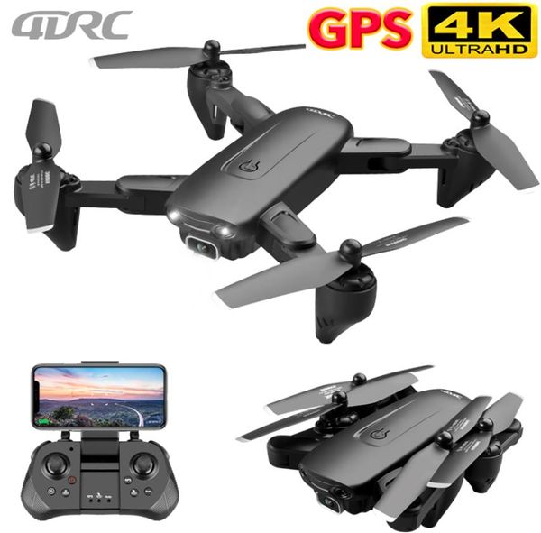 Drone 4DRC F6 GPS com câmera 5G RC Quadcopter Drones HD 4K WiFi FPV Offpoint dobrável Flying Pos Video Dron Helicopter Toy4037736