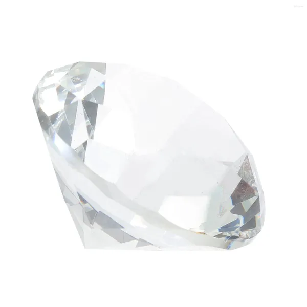 Вазы 2 ПК прозрачные алмазные стеклянные орнамент Кристаллические бриллианты.