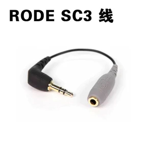 Zubehör Original Rode SC1 SC2 SC3 SC4 SC6 SC7 SC15 SC16 Mikrofonkabel 2,5 bis 3,5 mm TRRs zum TRS -Adapter für die iPhone -Android -Kamera