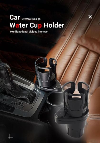 Car Cup Halter Innenraum Central Gear 360 Grad einstellbare Basisgetränk Essen für Kaffeeflasche Telefon Autowaren Zubehör5322340