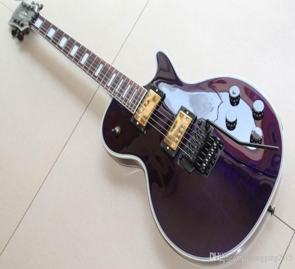 GPM GPM GPM GPM GPM GPM con Floyd Rose Tremolo Mogany Top Quanlity in Purple 1207155905607