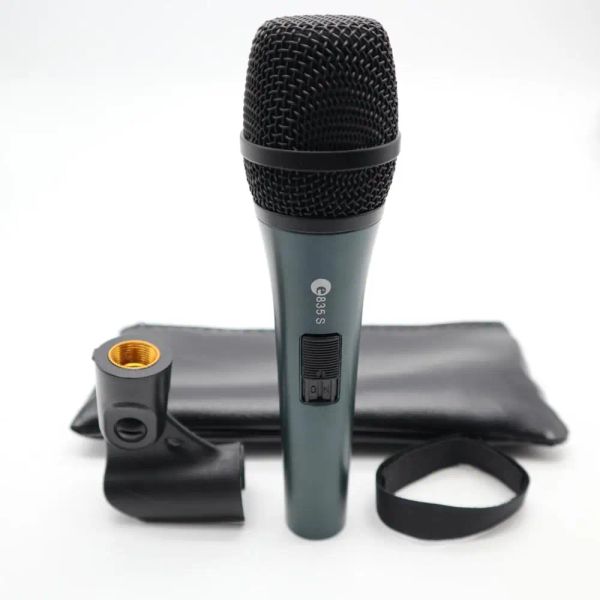 Microphones Professional Switch Supercardioid Handheld Vocal Dynamic Microfon für E835S E 835S 835 Audio Mixer Karaoke System Stage Sänger