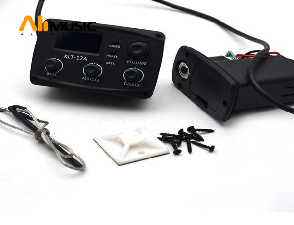 KLT17A guitarra acústica EQ Preamp 7048mm com o sintonizador de procedimentos digitais 3 EQ EQUIZER COM TUNER PICTUP6309327