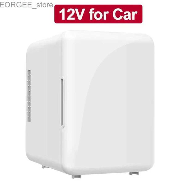 Freezer 12V Mini refrigerante portátil 4L Refrigerante de carro Usado para caminhões Kitchens Home Picnics Quiet gratuitamente Y240407