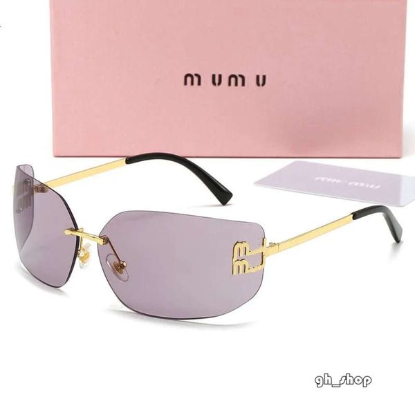 Mui Mui Sonnenbrille Designer Sonnenbrille für Frauen übergroß