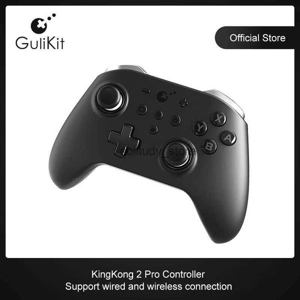 Игровые контроллеры джойстики Gulikit Kingkong 2 Pro Controller KK3 Max Wireless Bluetooth Game Game Joystick для Switch Windows Android Macos ios Q240407