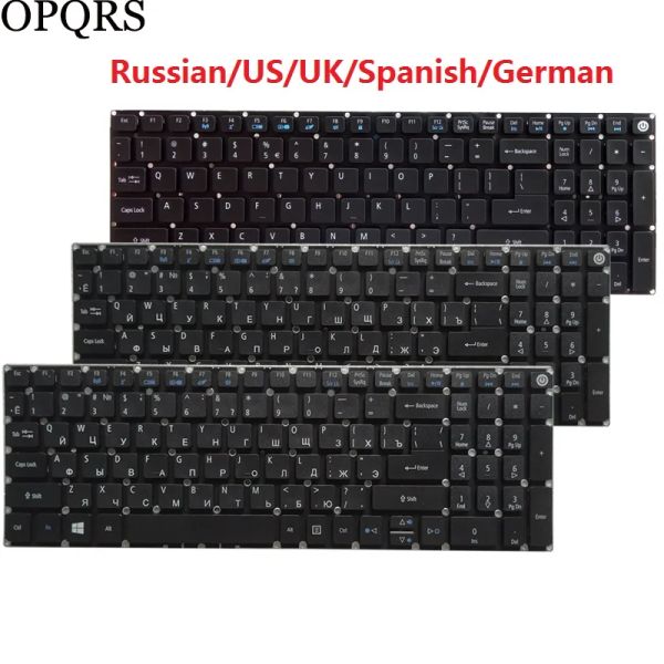 Adapter für Acer Aspire ES1523 ES1532 ES1533 ES1572 V15 VN7572G VN7592G Russisch/USA/UK/Spanisch/Latein/Deutsch Laptop -Tastatur