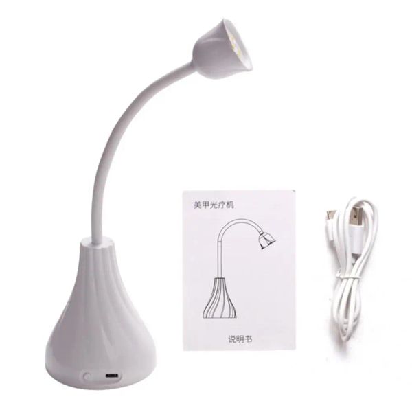 Kurutucular lotus mini tırnak lambası kurutucu hine 18W şarj edilebilir taşınabilir UV/LED tırnak lambası ışık kürleme cilası tutkal taşınabilir tırnak sanat lambası