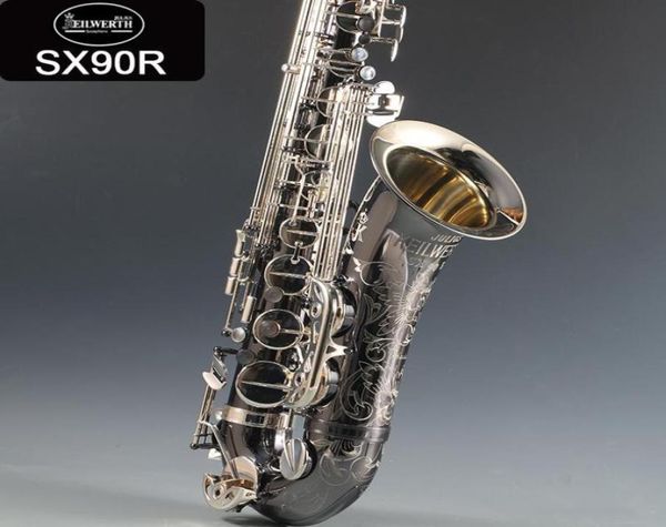 Профессиональная Германия JK SX90R Keilwerth Tenor Saxophone Black Nickel Tenor Sax Top музыкальный инструмент с Case 95 Copy8081194