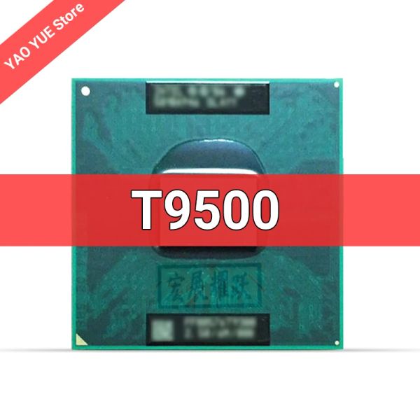 CPUS T9500 Processador de laptop CPU PGA 478 Slaqh Slayx 2,6 GHz 6m 35W 100% funcionando adequadamente GM45 PM45 MCP79