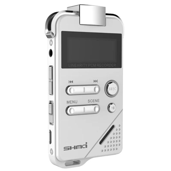 Registratore SHMCI D30 PCM PCM Digital VOCE Digital Recorder Mini Dictaphone Triplemicrofoni nella linea del record telefonico Hifi Mp3 Player
