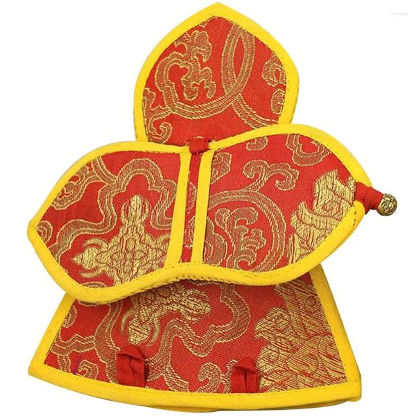 Aufbewahrungstaschen Vajra Bag Bell Hülle Jingle Bells basteln den Beutel Nepal Dharma Container Brocade Instrument