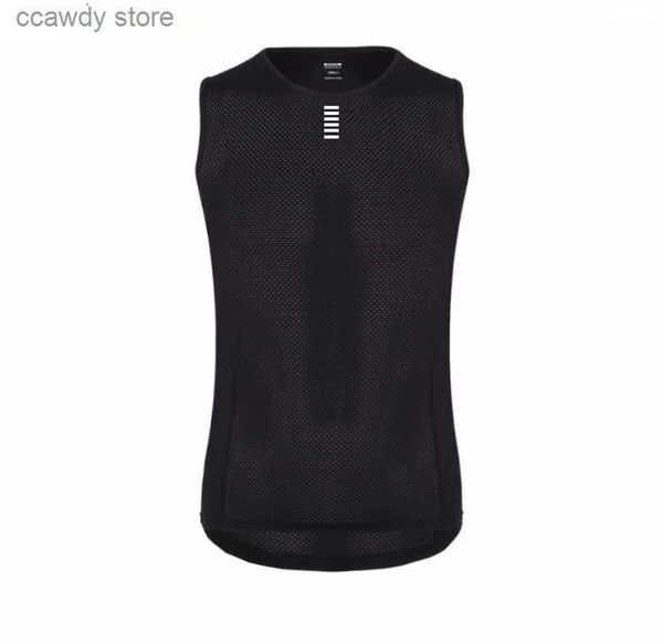 Camisetas masculinas 2024 Atualizado novo Superlight Italy Mesh Fabric Base Cycling Ciclismo de roupas íntimas rápida respiração a seco sob colete H240407