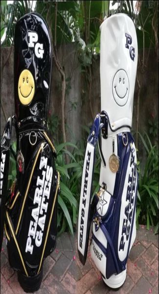 2019 Fashion Unisex Brand Pu Leather Golf Bag Stand Stand Golf Ball Bols Club Bag Professional4732772