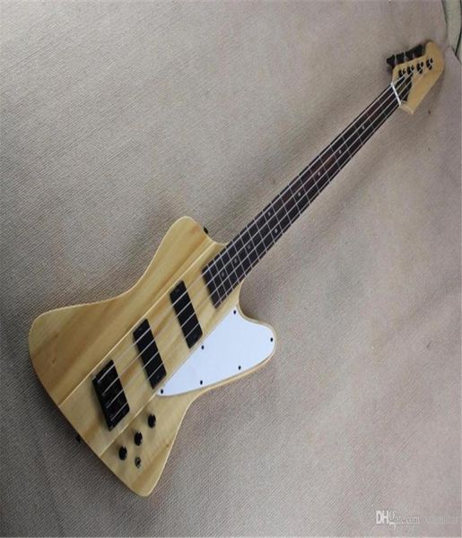 2021 Chegada de alta qualidade G Thunderbird 4 Strings Burlywood Firebird Bass Guitar em Stock5562533