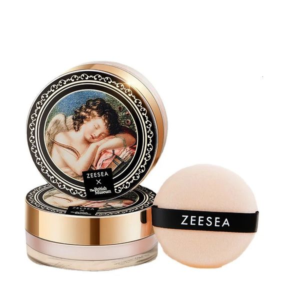Zeesea полупрозрачная настройка порошок милый ангел матовой матовой макияж свободный фундамент 240327
