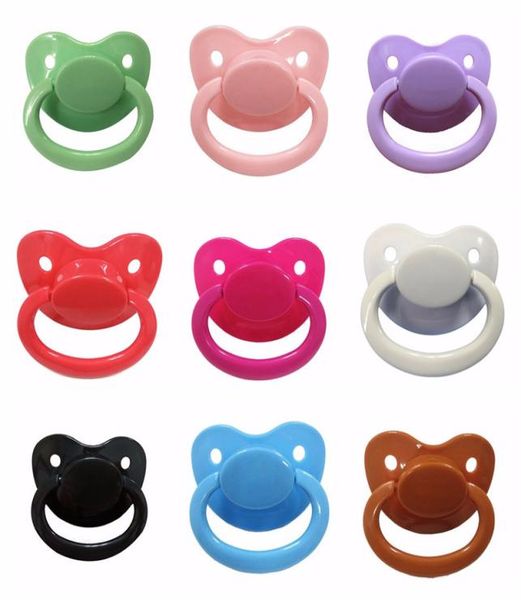 Custom Big Size Silicone Adult Pacifier Color Solid Baby Reddier Classic High Quality Mample para Kids9937727