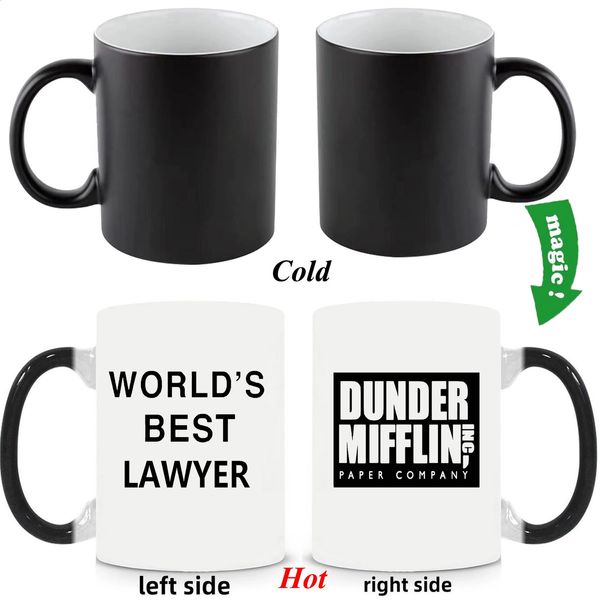 Serie TV The Office Mugs Coffee Tea Table Stove Brea Drinkware Dunder Doctor Lawyer 240407