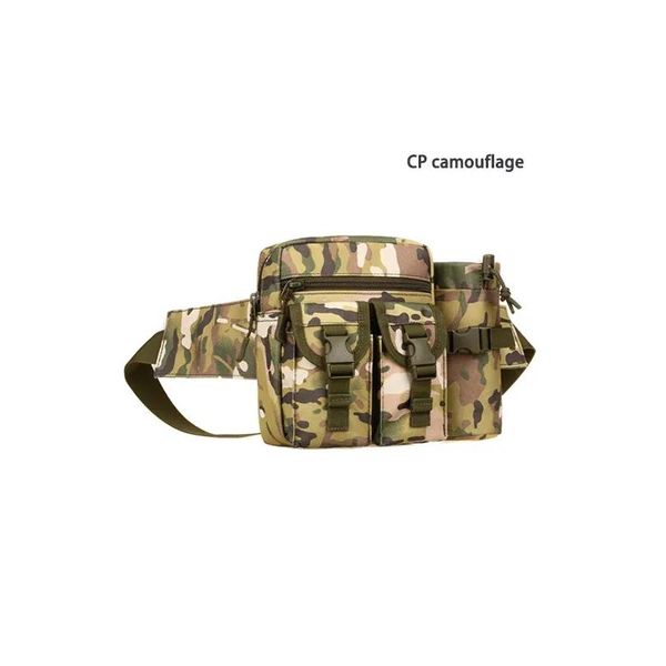 Rucksackpackungen Taschen Taktische Wasserflasche Telefon Beutel Taille Pack Outdoor Jagdzyling Wanderbeutel Militärkampf Camo Belt Dhiqi