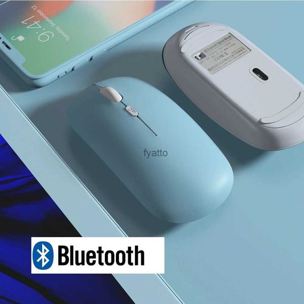 MICE mouse Bluetooth sem fio Adequado para iPad Samsung Huawei Lenovo Mipad Android Windows Tablets Laptops e H240407 FS3E