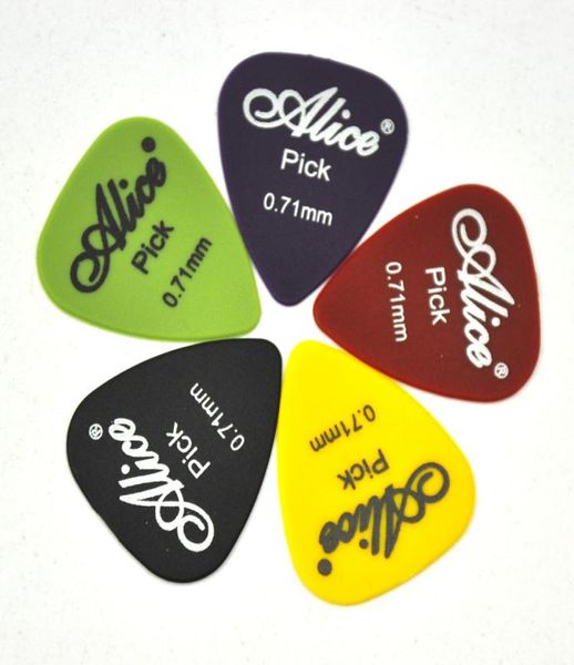 100pcs médio 071mm Alice Matte ABS Picks Plectrums para guitarra acústica6857069