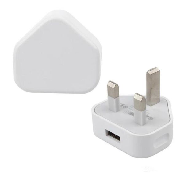 con articoli simili UK 3 pin Mains Adapter Plug 5V 1A UK Adattatore a parete USB per Samsung Galaxy S6 S8 S10 Nota 10 Tablet PC Univ 22 LL