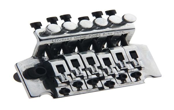 Ponte do sistema tremolo de travamento duplo para guitarra elétrica Floyd Rose Parts Silver9297305