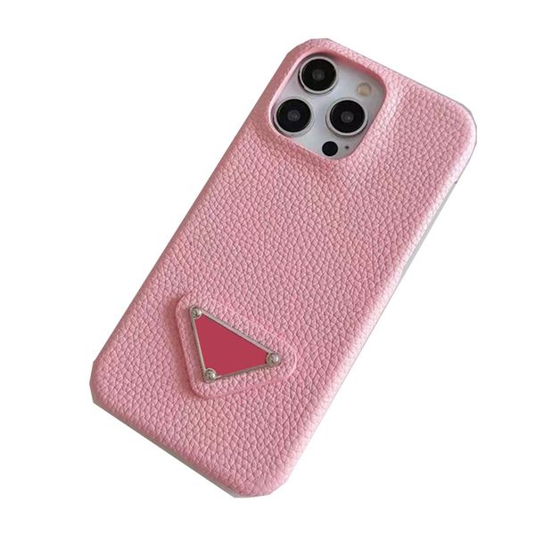 Fashion Designer Phone Case per iPhone 15 15Pro 14 14Pro 13 13Pro 12 Pro Max 11 Lychee Modello Protezione in pelle Protezione Telefono di lusso Custodia