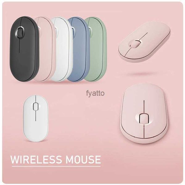 Ratos 2,4 GHz sem fio Bluetooth 3.0/5.2 Porta USB de mouse Adequado para Windows Mac iOS Android Laptops Desktops Acessórios para escritórios de negócios H240407