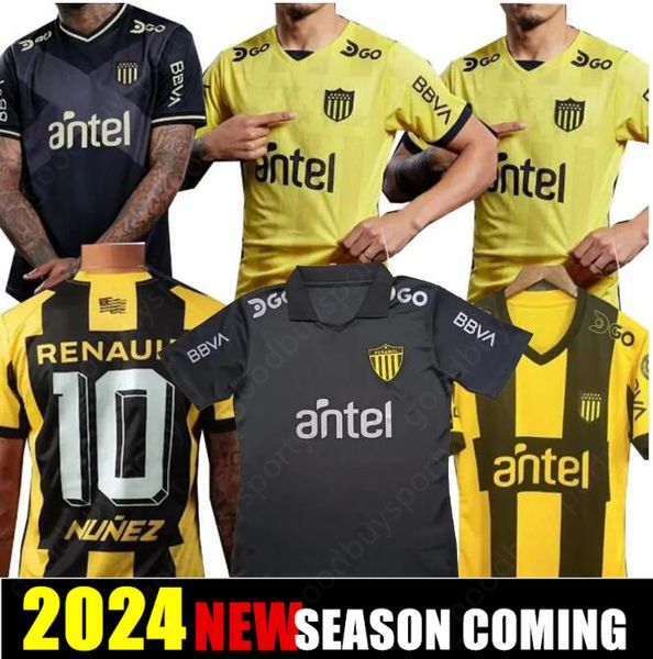 23/01/24 Uruguay Penarol Maglie da calcio 131 ANOS Home Away Commorative 2023 2024 Club Atletico Penarol C.Rodriguez Gargano Men Kit Kit Shirt