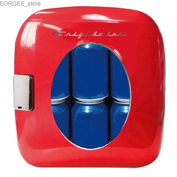 Freezer 12 Can Mini frigorifero personale portatile/refrigeratore adatto per la casa o il dormitorio rosso Y240407