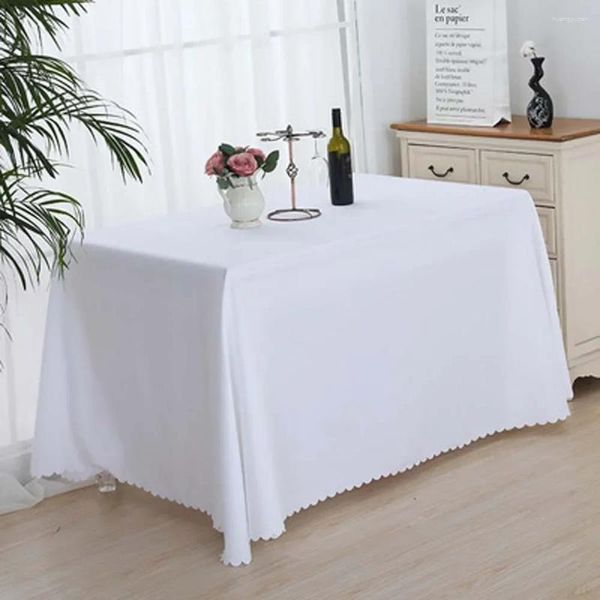 Tala de mesa toalha sólida toalhas retangulares de casamentos Conferência Elegant El Exposition Evento de Banquetes Tonelada Decoração