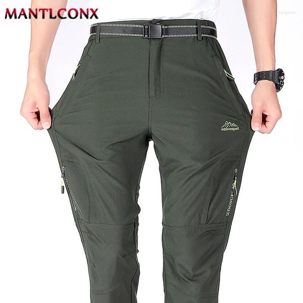 Pantaloni maschili jogger casual estate escursionismo campeggio da uomo a prova di UV sottili pantaloni elastici a secco rapido