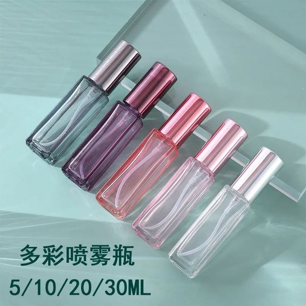 10 ml Buntglas beschichtete Parfümsprühflasche Tragbares Mini-Parfüm-Aufbewahrungsflasche Kosmetische Subpoption Beauty Beauty Tool