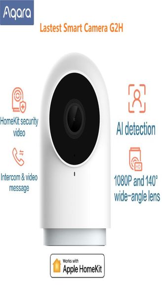 Aqara G2H Câmera inteligente 1080p HD Gateway Edition Night Vision Mobile para Apple Homekit App ZigBee Home Security 4 Color6832553