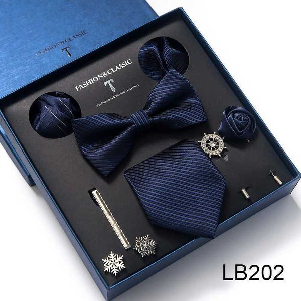 Шея галстуки мужской галстук роскошный подарочная коробка шелковая галстук набор 8 частей.