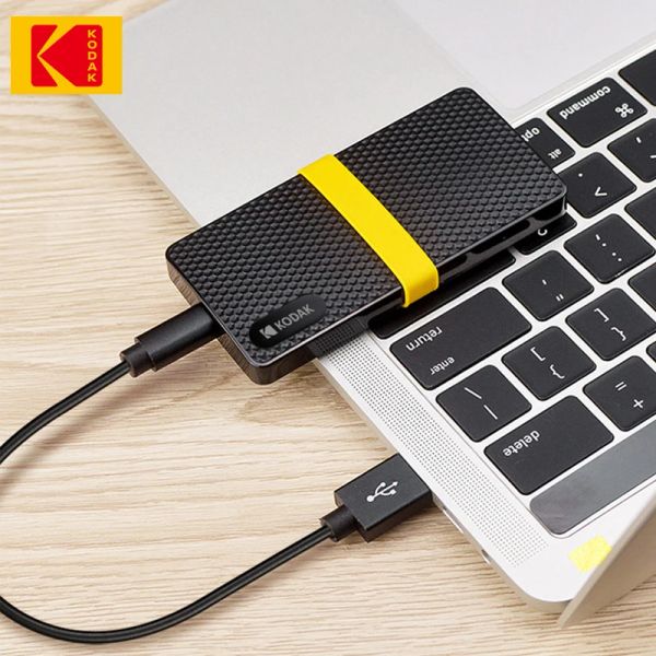 GUIDA KODAK DRIVE SOLIDO PORTATALE X200 256 GB SSD USB3.1 GEN2 TIPO DISCO HARD ESTERNO C 3.1 512GB 1TB 2TB Disco Duro Estro